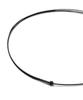 Jbans Classic Antique Brush Silver Ball Pendant String Necklace (C2503-An978_Bk)