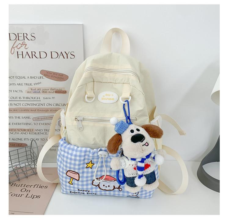 School bag new spring lazy large capacity backpack versatile sweet travel backpack cute college student high value school bag