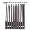 Magnetic S2 Steel Hardened Hex Ball Head Air Driver Bit 1/4" Pneumatic Screwdriver Attachment