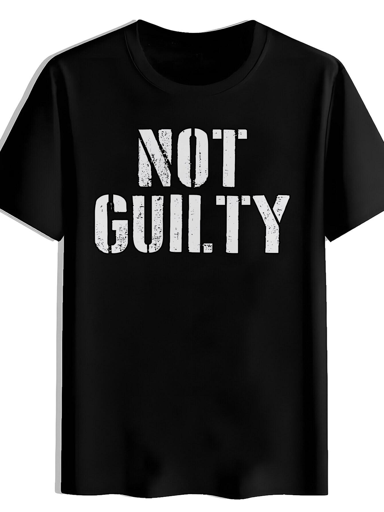 T-shirt NOT GUILTY Print XL