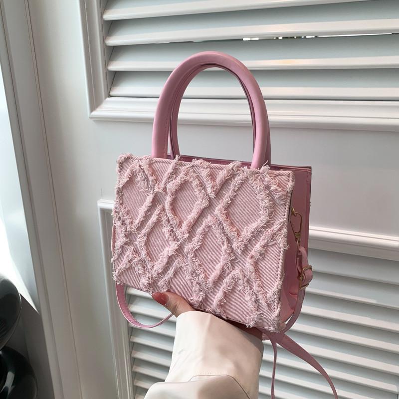 Trendy Street Style Soft Pu Leather Square Shoulder Bag With Cell Phone Pocket