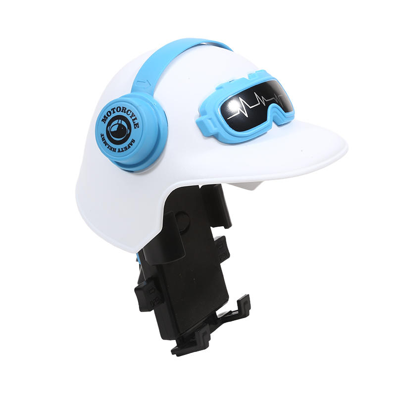 Universal Phone Holder Motorcycle Mobile Phone Holder Cute Small Helmet Shape Phone Stand Motorcycle Handle Gravity Mount