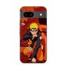 Phone Case - MANIACASE - Google Pixel 8a - TPU Silicone - Black - Naruto Kurama