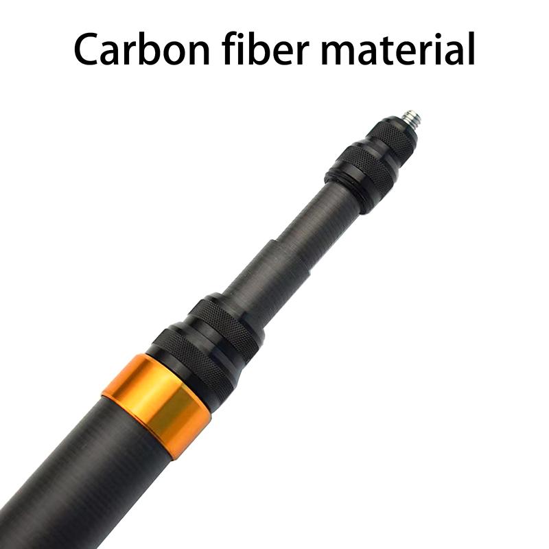 Palo Selfie Extensible Invisible de Fibra de Carbono 3M Edición Extendida para Cámara Panorámica Insta360 Cámara de Acción