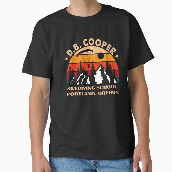 

DB Cooper Skydiving School Classic T shirt T shirt Made in US/AUS Size S-2XL XL