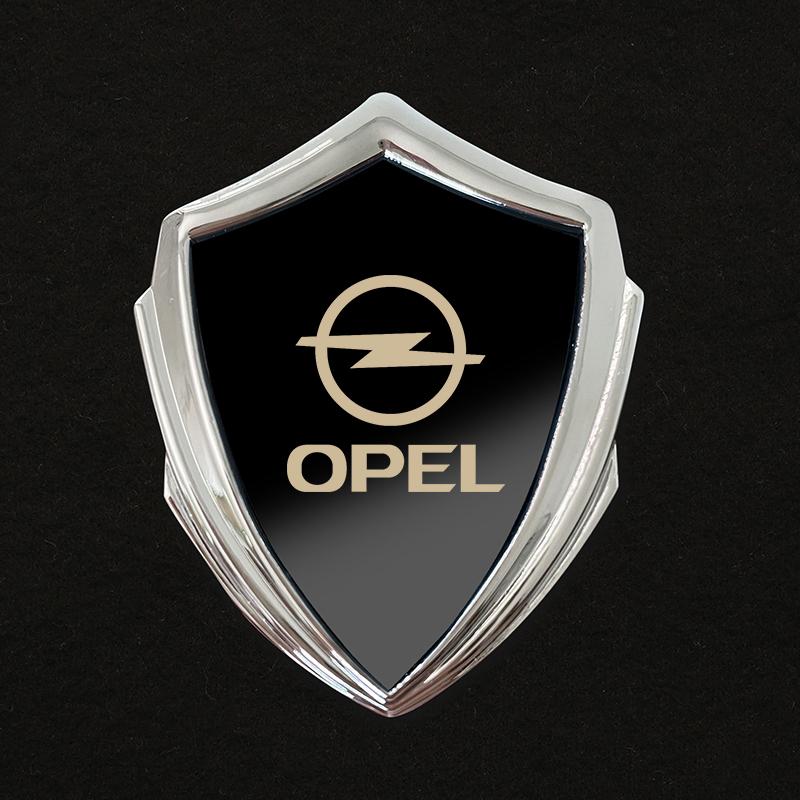 kybf4 3D Car Stickers Cool Metal Badge Car Logo Emblem Sticker Decal For opel astra j corsa d astra astra k vectra bvectra b insignia