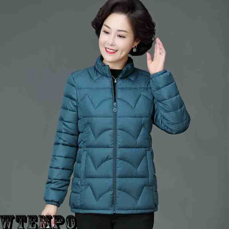 

WTEMPO Женская одежда на хлопковой подкладке, короткие утепленные пальто, зимняя куртка больших размеров, зимняя одежда для мам, стеганые куртки, теплая парка XL
