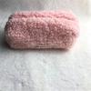 Puffs Cute Zipper Cosmetics Bag Korean Stationery Pen Case Large Capacity  Women Travel Make Up Toiletry Bag Washing Pouch