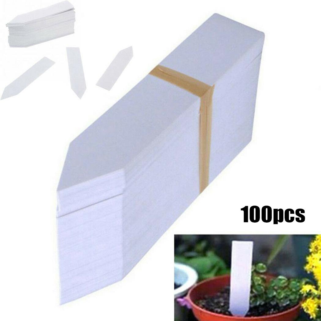 

100pcs Plastic Plant Labels Reusable Garden Plants Marker Waterproof Plastic Nursery Plaques For Plants Tags Markers China Mainland