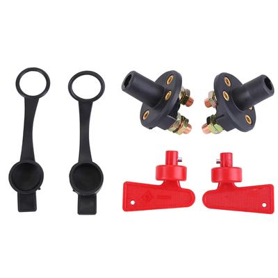 With Keys 12V/24V 300A Disconnect Switch Car Battery Kill Isolation Emergency Automotive On Off Switch for Marine Boat Car