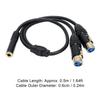 XLR To 14 Inch Y Splitter Cable, Balanced XLR Female To 14 Inch Female Cable, Supports Both Stereo and Mono, for Mixer Microphone Amplifier Keyboard