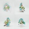 Hatsune Miku Pvc Model Ornament With Four Leaf Clover Style For Home Office Desk Ornament