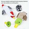 Interactive Dog Toy with Squeaky And Crinkle Sound Plush Duck/Chick Shaped Dog Chew Toy for Small Medium Large Dogs