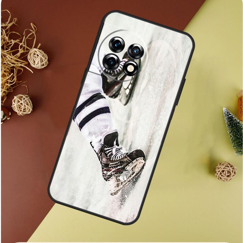 Ice Hockey Sport For OnePlus 13 12 11 12R 13R 9 10 Pro 8T 9RT 10T 10R Nord 4 CE 2 3 Lite N20 N30 Phone Case