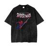 Acid Wash Spiderman Oversize T-Shirt - Unisex Cotton Tee