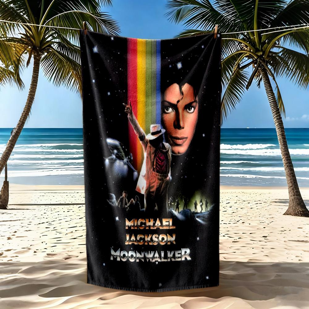 Michael Jackson6 Strandtuch Superweich & Saugfähig Bequem Leicht Geeignet für Sport, Reisen, Schwimmen, Yoga, Badezimmer, Strand Und Pool