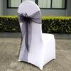 40Pcs Exquisite Workmanship Chair Bow Sash Wear-resistant Polyester Bow Knot Organza Chair