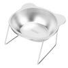 15° Tilted Elevated Pet Bowl 5.9" Wide Bowl Cat Food Bowl Durable Raised Cat Bowl  Indoor Feeding