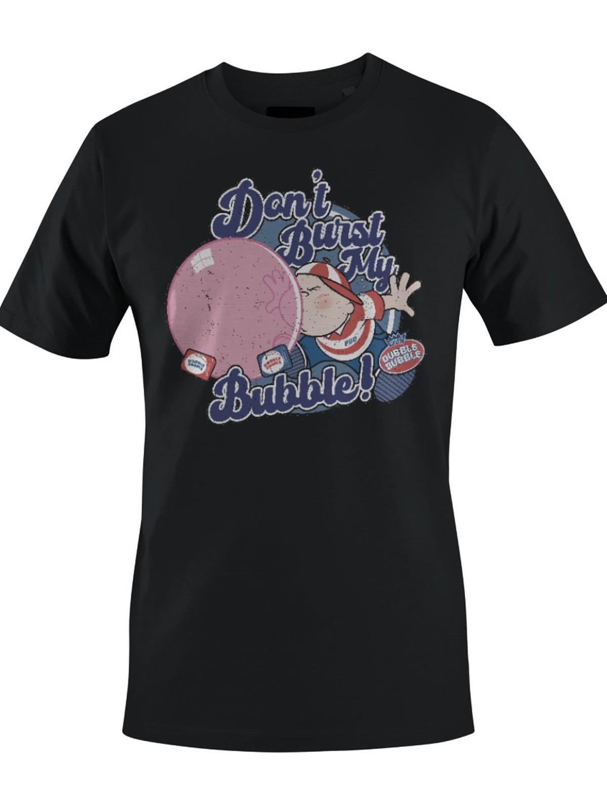 Officially Licensed Dubble Bubble Dont Burst My Retro Design Mens T-shirt XXL