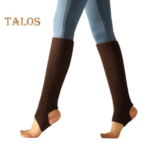 1 Pair Winter Calf Covers Knitted Elastic Keep Warm Anti-slip Thickened Leg Warmers Japanese Style Legwear Cold Weather Piled Socks