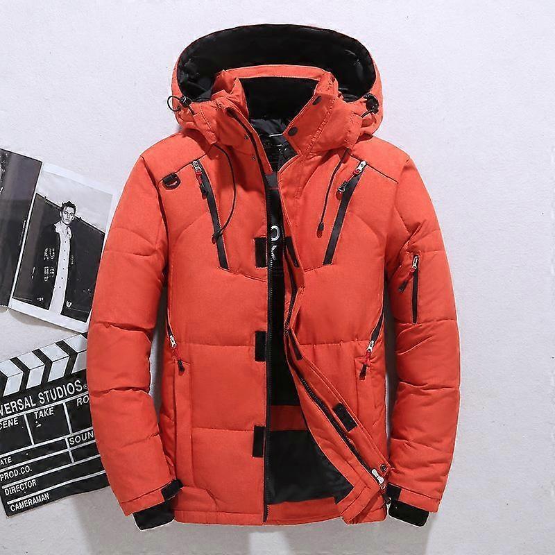 Winter Down Jacket Men's Short Sports Outdoor Windproof, Plush and Thickened Winter Jacket