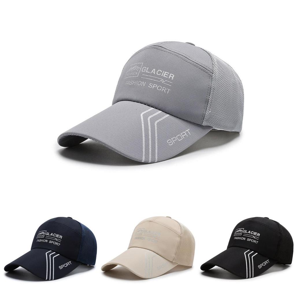 Summer Breathable Men's Baseball Cap With Uv Protection For Outdoor Fishing Activities