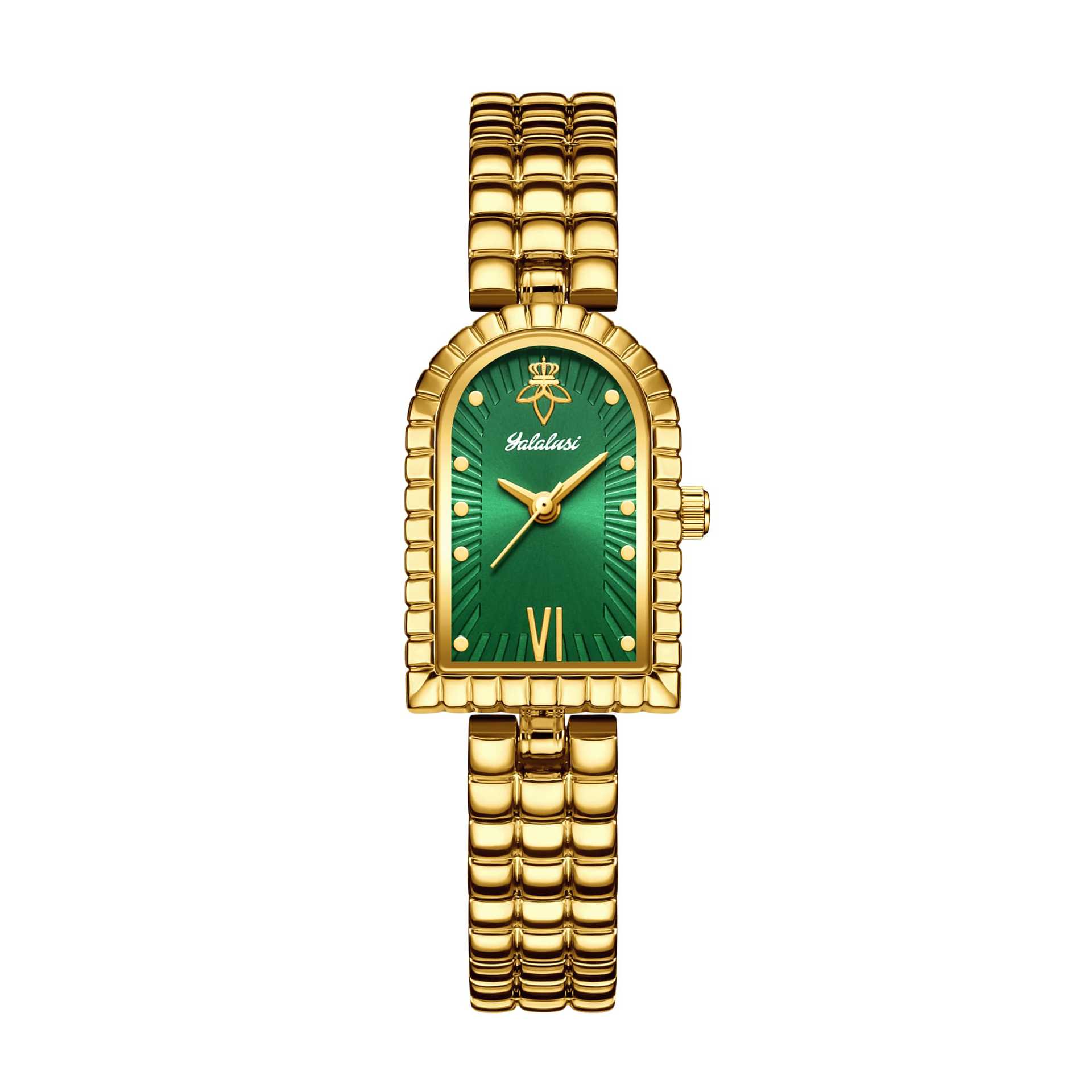 Yalalusi Arch Ladies Watch Vintage Classic Ladies Watch Vacuum Plating
