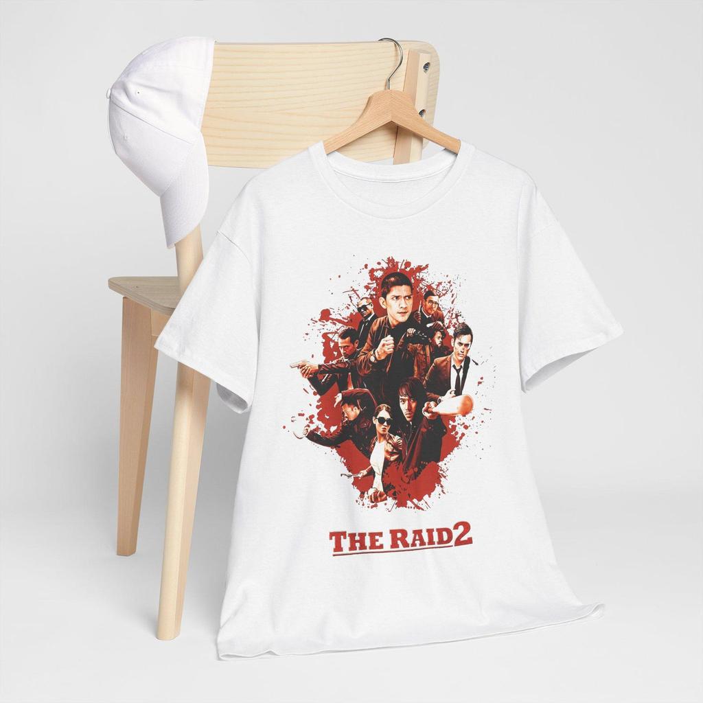 The Raid 2 Action Movie Black White Navy Tees T-Shirt Size S-5XL