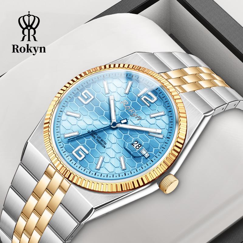 Luxury Men's Waterproof Quartz Watch with Calendar - Land Rover Style