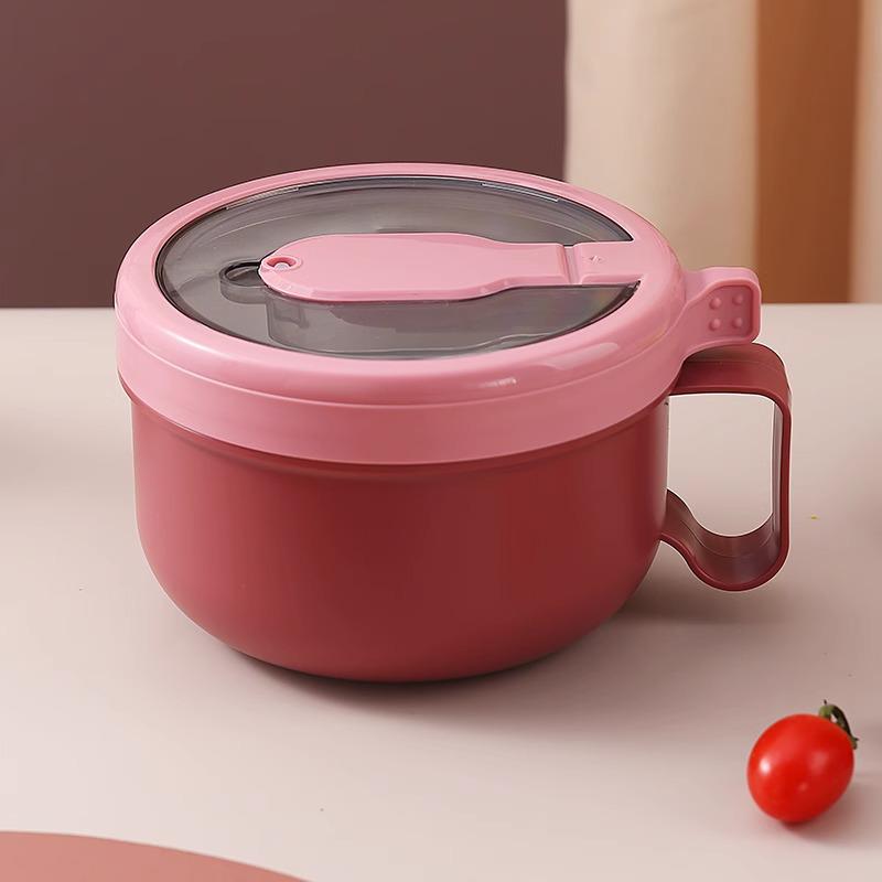 Mikrowellengeeignete Instant-Nudelschüssel im koreanischen Stil – Ideal für Schlafsäle und Mittagessen