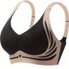 Women's Push-up Gather Wireless Bra Women Gathered Up Soft Support Adjustable Underwear Anti-sagging Seamless Lift-up Bra M-2XL