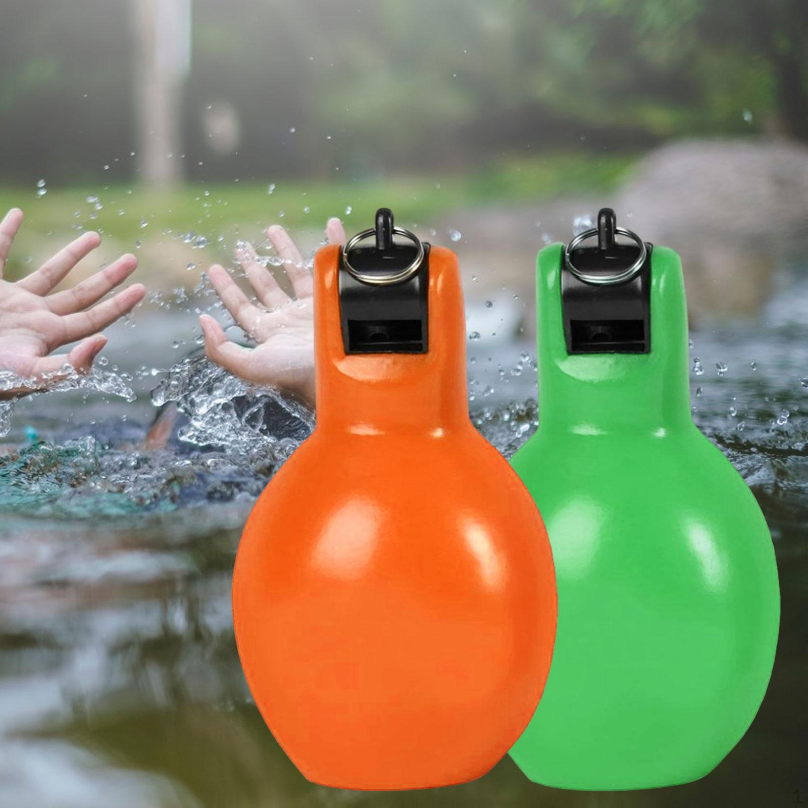 

2 шт. Свисток ручной сильный спортивный для треккинга в помещении green and orange