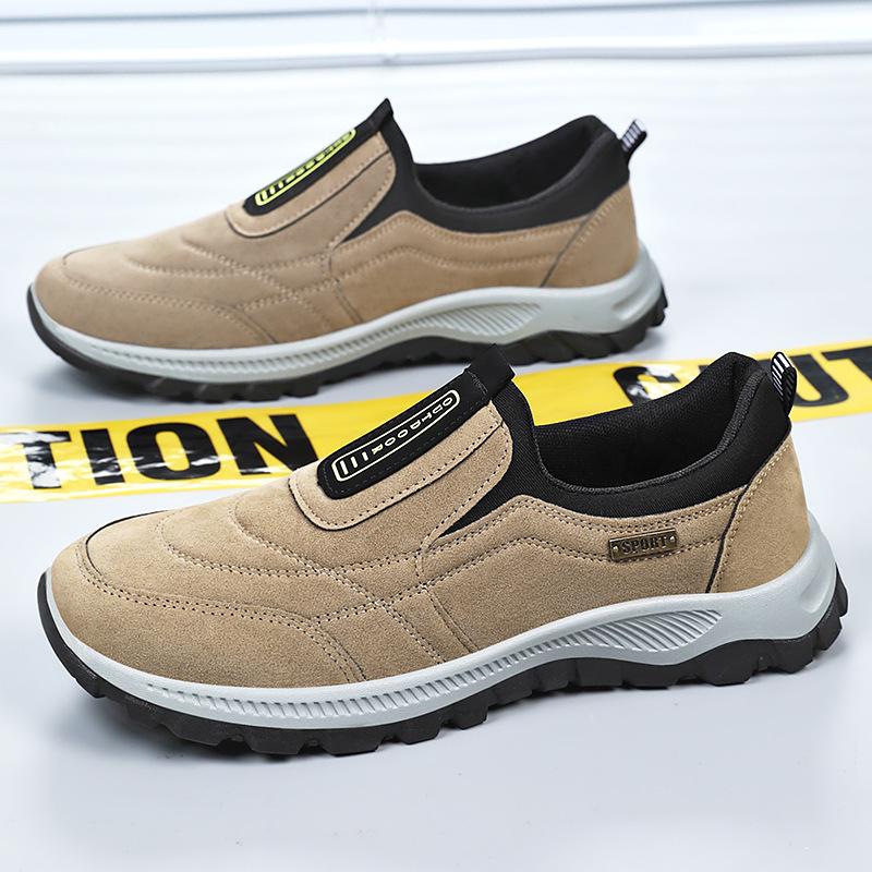 Men's Outdoor Hiking Cross-country Mountaineering Walking Shoes Slip-on Fashionable Sports Shoes