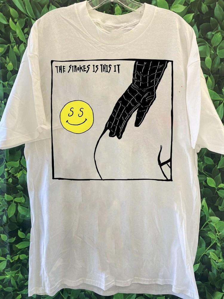 

The Strokes Band Is This It White Unisex COncert S to 5XL MQ432 Unisex T-Shirt XXXXL