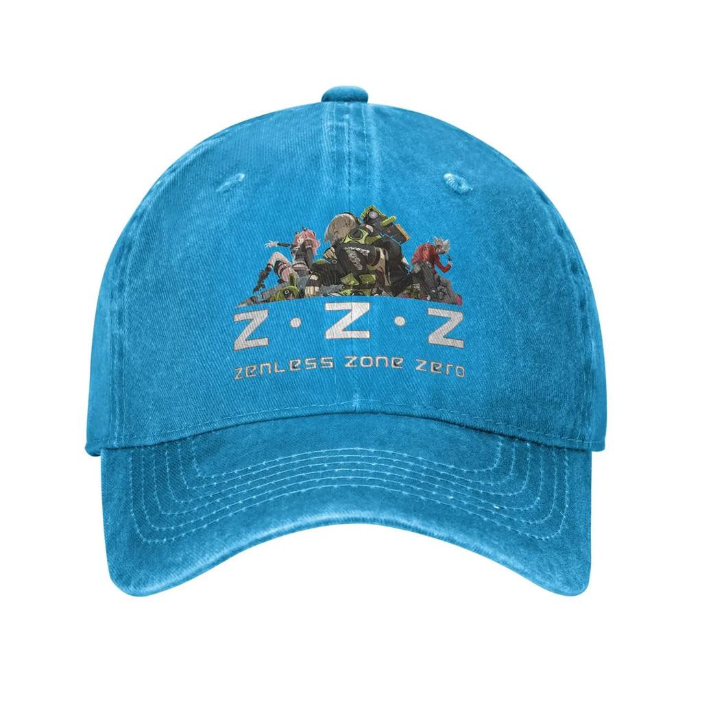 Zenless Zone Zero Video Game Sun Baseball Cap Couple Washed Hats High Quality Print Sports Baseball Caps Birthday Present