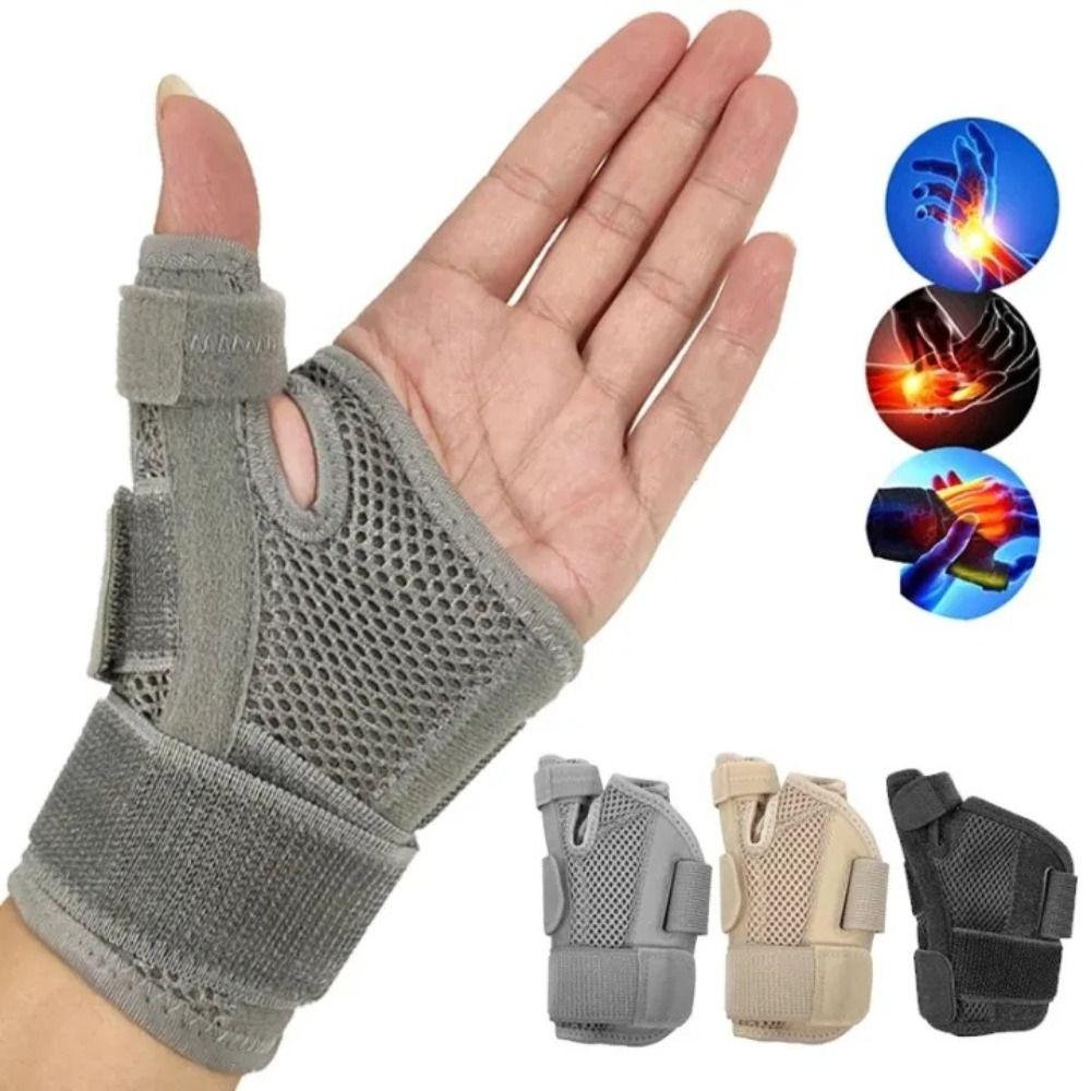 Flexible Splint Thumb Sleeve Wrist Brace Polyerster Pressurized Wrist Pad  Sportsman