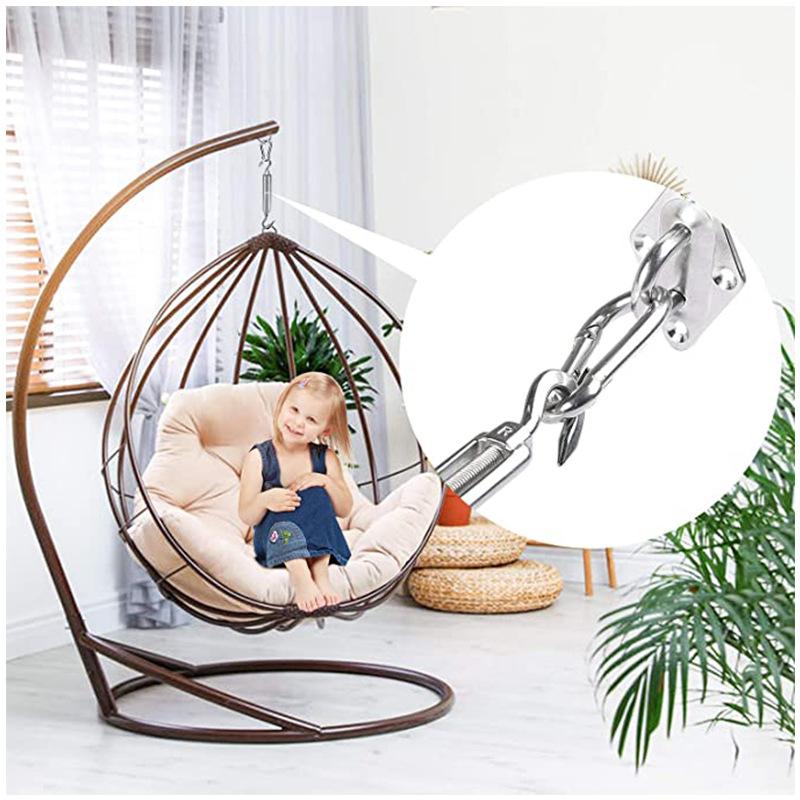 44pcs Sun Shade Sail Stainless Fixing Fitting Kit Garden Patio Awning Canopy Accessory