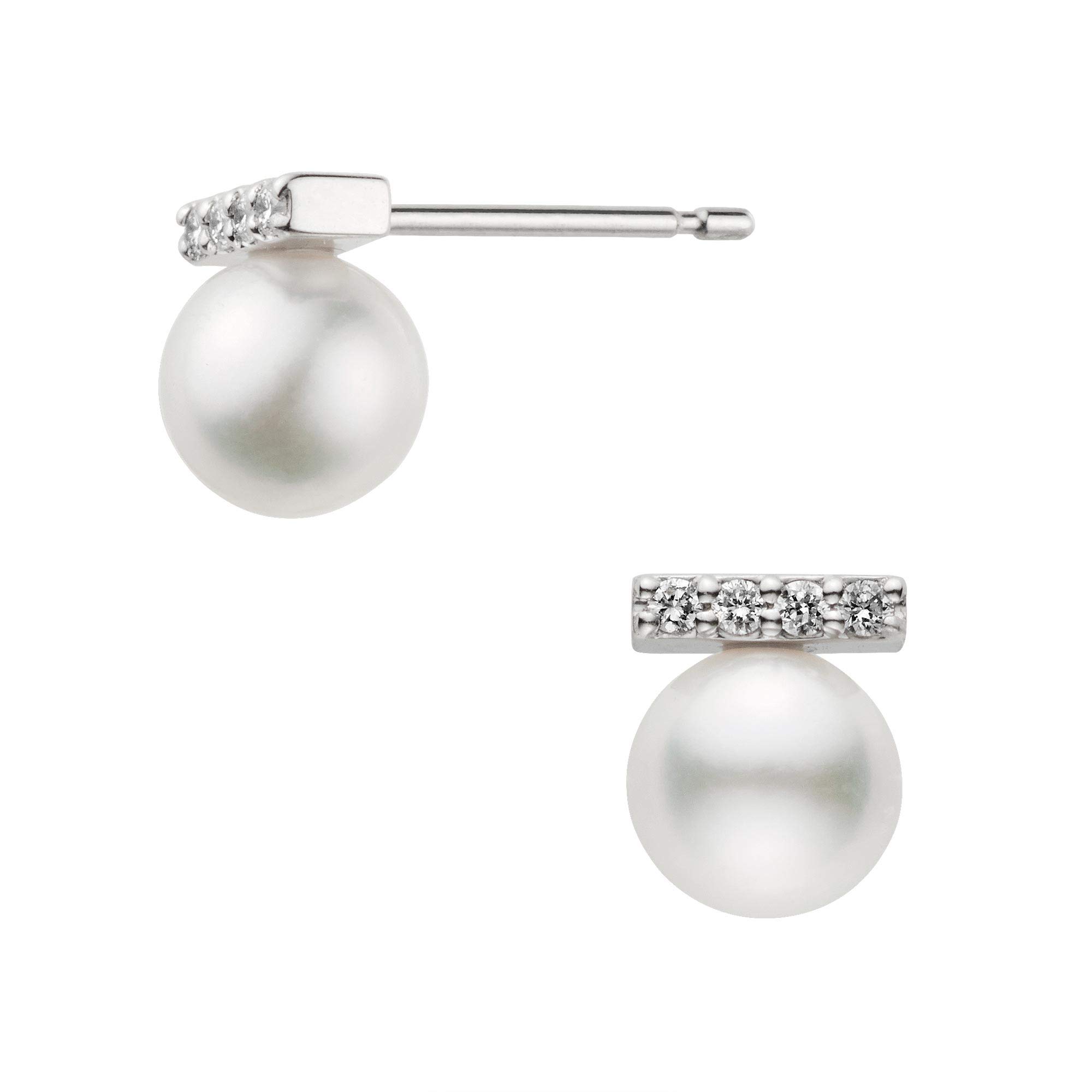 

Сережки Платина Перли Акойя Діамант APVA2538 PA [Vendome Aoyama] [Офіційний]