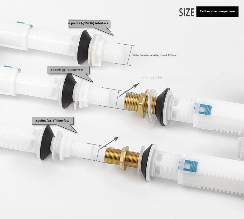 Hochwertiges Spülkasten-Kupfer-Einlassventil für Hocktoiletten
