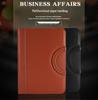 Multifunctional A4 Leather Zippered Business Folder