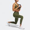 Adidas Elevated Yoga Fitness Tights Women Leggings Army-Green GM2755