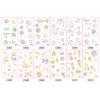 6PCS/set Kids Space Themed Temporary Tattoos Fantasy Planet Designs Fun Preschool Party Favors Stickers