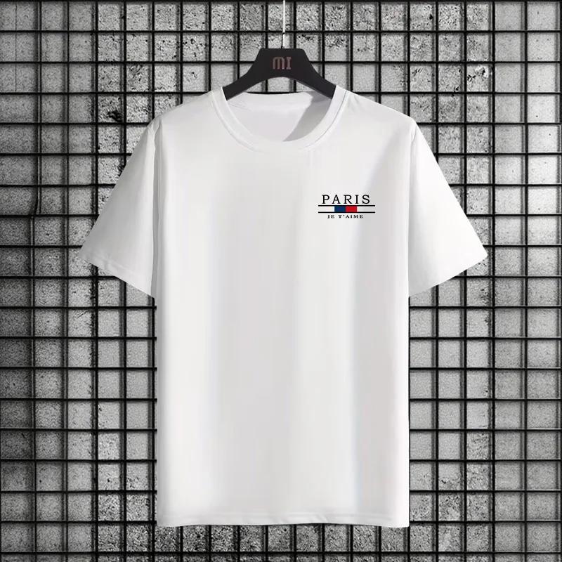 

2025 Mens Cooling TShirt Ice Feeling Fabric Breathable Quick Dry Tee for Hot Summer Comfort Wear Urban Casual Fashion Tops 4XL