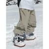 Pantaloni de schi cu placă unică la modă Pantaloni de trening casual cu talie înaltă Pantaloni largi Impermeabili Rezistenți la uzură Pantaloni de schi profesionali cu placă dublă