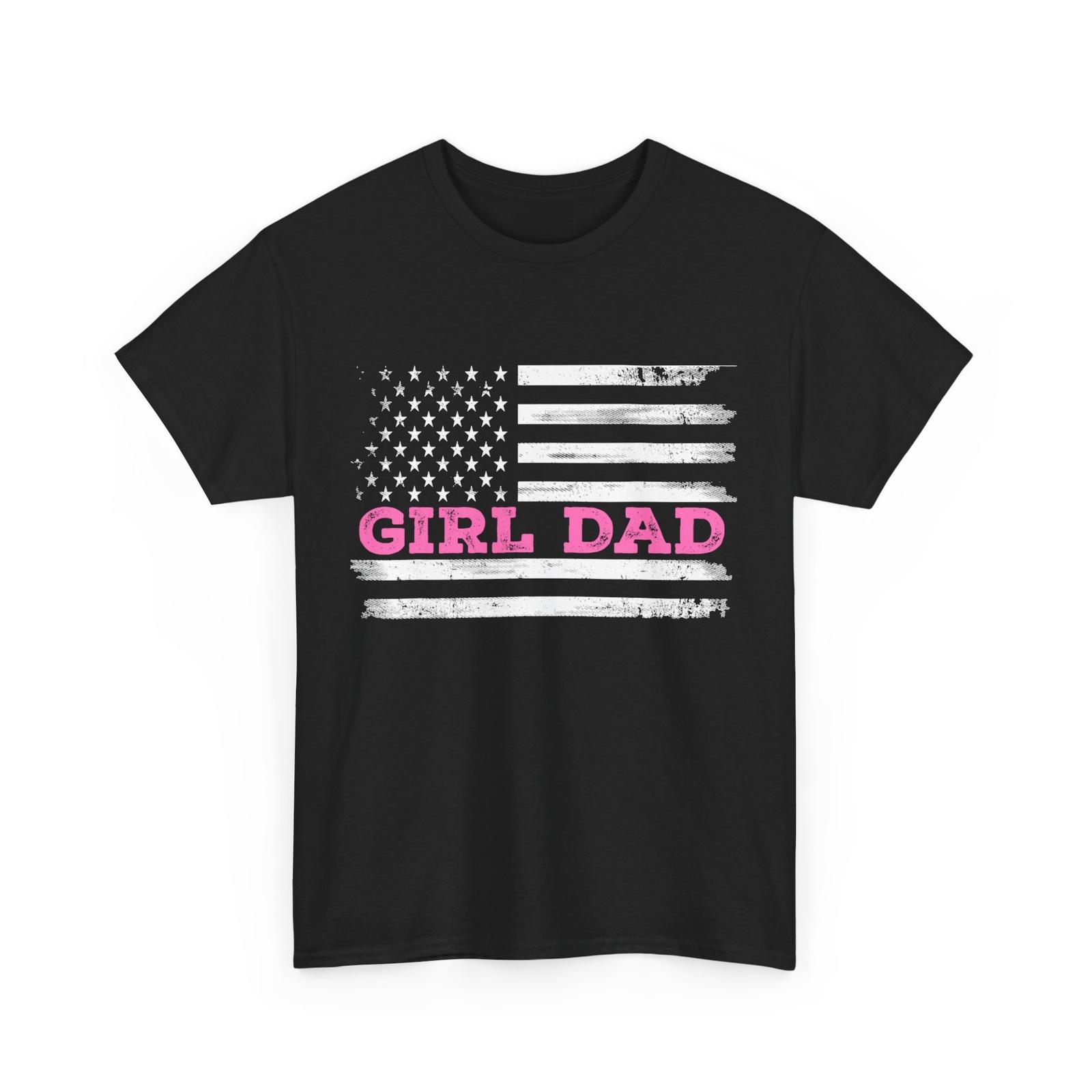 Girl Dad Father Day Dad Daughter Dad Of Girls Outnumbered T-shirt M