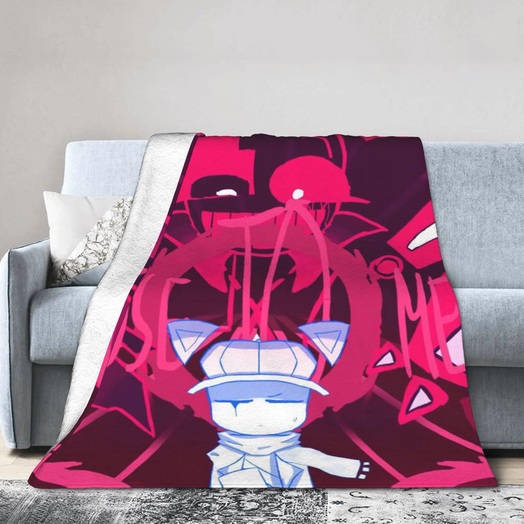 Azuretime & Timeazure Forsaken Blanket Warm Pattern Plush Throw Blanket For Kids Living Room Flannel Bedspread Bed Cover