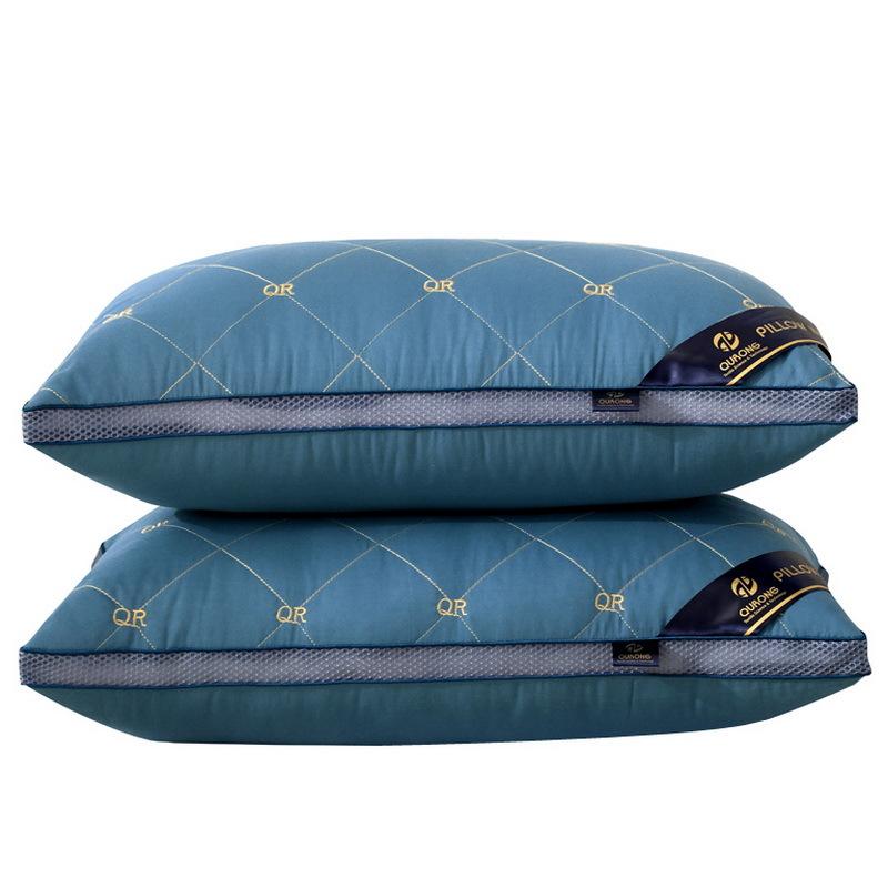 Pillow Hotel Homestay Pillow Core Single Home Low Pillow High Pillow Adult Fiber Pillow Neck Pillow