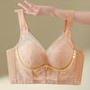 Adjustable Bra for Summer Thin Underwear with Gathered Upper Support To Prevent Sagging and Fishbone Design Without Steel Rings