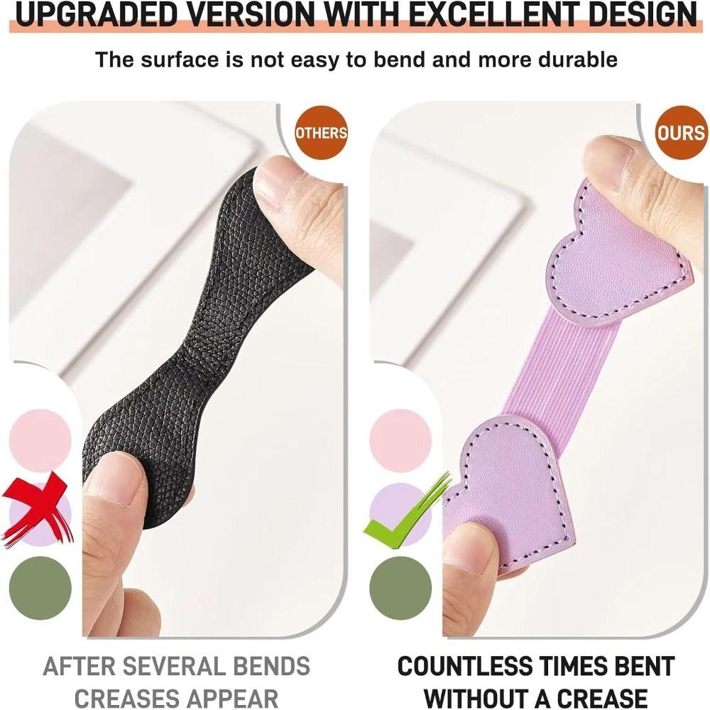 Portable Heart-Shaped Book Marks Cute Design Pagination Mark Stylish Book Page Clip  Journals Use