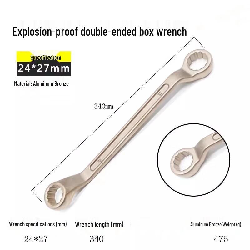 

Explosion-Proof Aluminum Bronze Double-End Ring Spanner